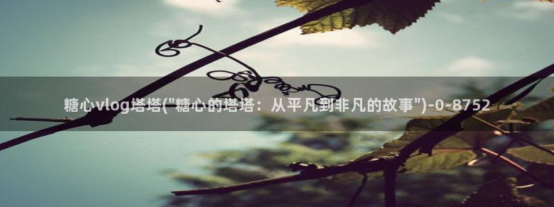ww糖心vlog：糖心vlog塔塔(\